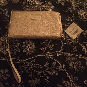 Gold Glitter Liz Claiborne Wallet